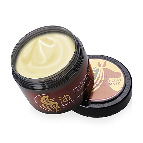 Mặt Nạ Dưỡng Ẩm Da HANAJIRUSHI Ba-Yu Thành Phần Chứa Dầu Ngựa 180g