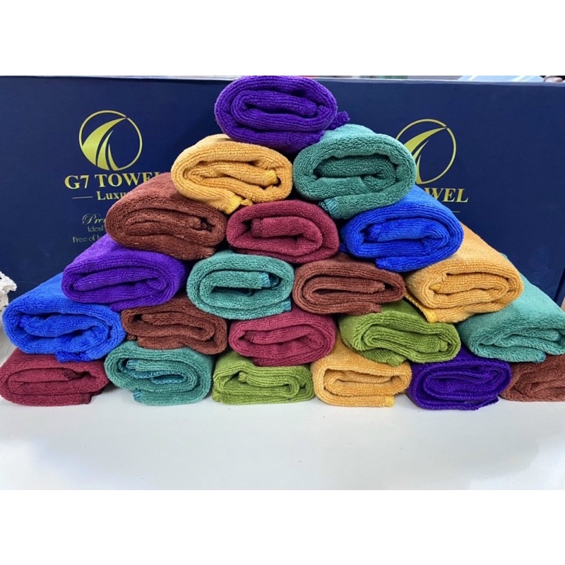 Khăn gội đầu 35x75cm, quấn đầu loạisiêu thấm nước cho spa và salon tóc đủ kích thước