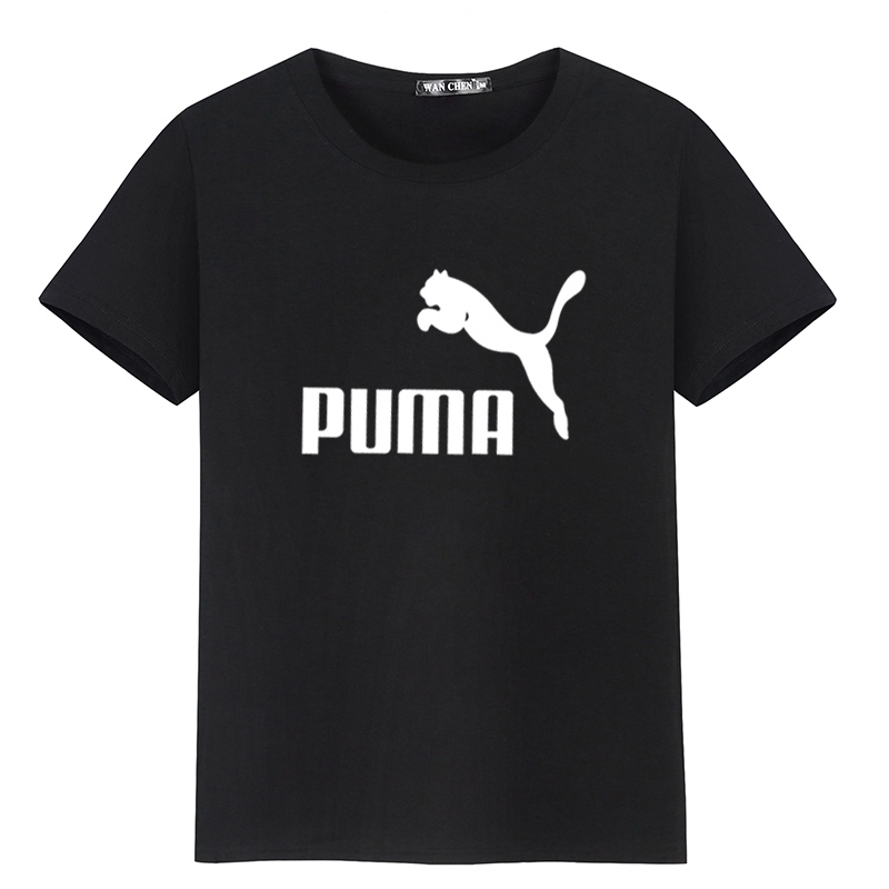 PUMA áo nam Tay Ngắn Cổ Tròn Có In Hình Thời Trang Phong Cách