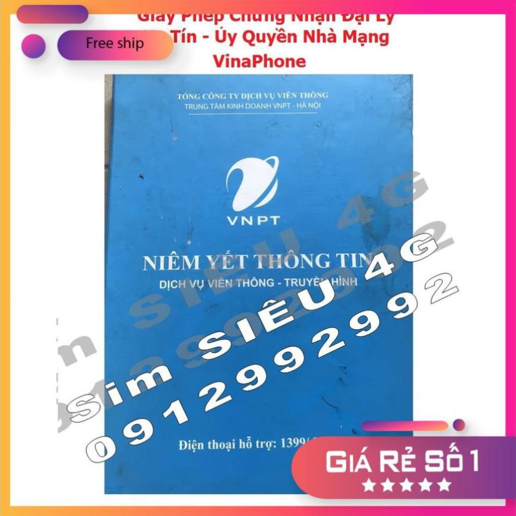 SIM D500 ( Miễn phí 1 năm vào mạng 4G Tốc Độ Cao 5.5GB/1Tháng ) Có Video Kèm Test Tốc Độ 4G Băng Thông 12 Tháng