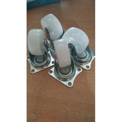 Bánh xe nhựa 40mm, ốc M8 loại vit và xoay siêu êm, chịu lực
