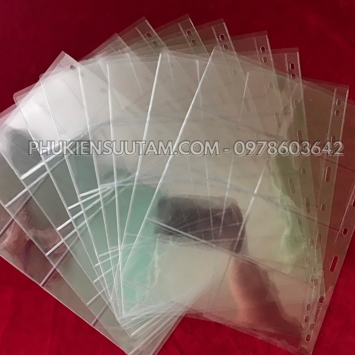Phơi 8 ngăn trong đựng thẻ, tem thích hợp cho người sưu tầm tiết kiệm chi phí, không gian- SP001144