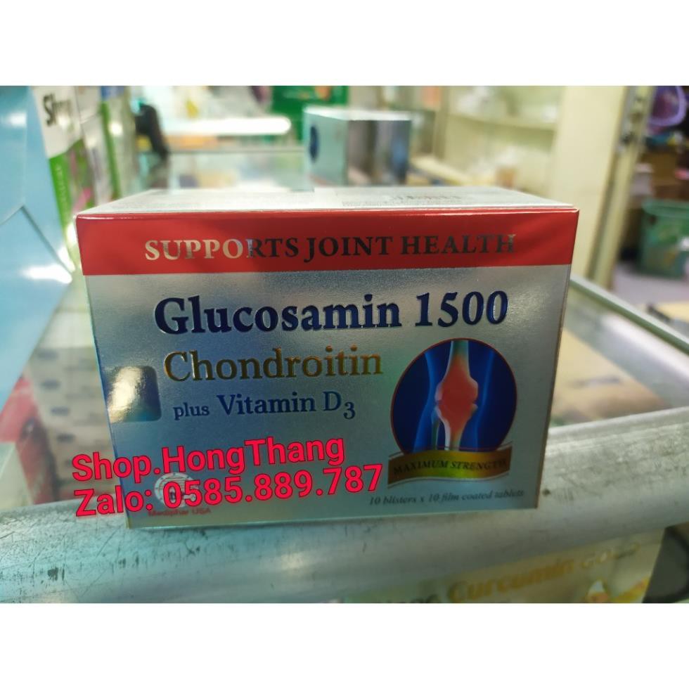 GLUCOSAMIN CHONDROITIN PLUS Giúp xương chắc khớp khỏe, ngăn ngừa thoái hóa khớp, tái tạo mô sụn.