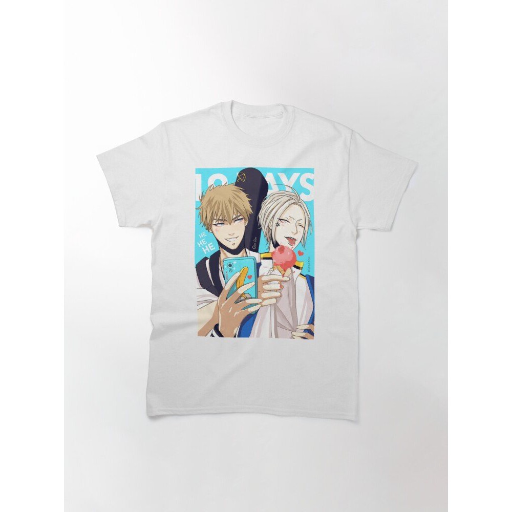 Áo phông trắng JoJo's bizarre adventure anime mẫu mới