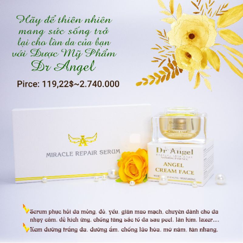 Bộ chăm sóc da toàn diện DR ANGEL
