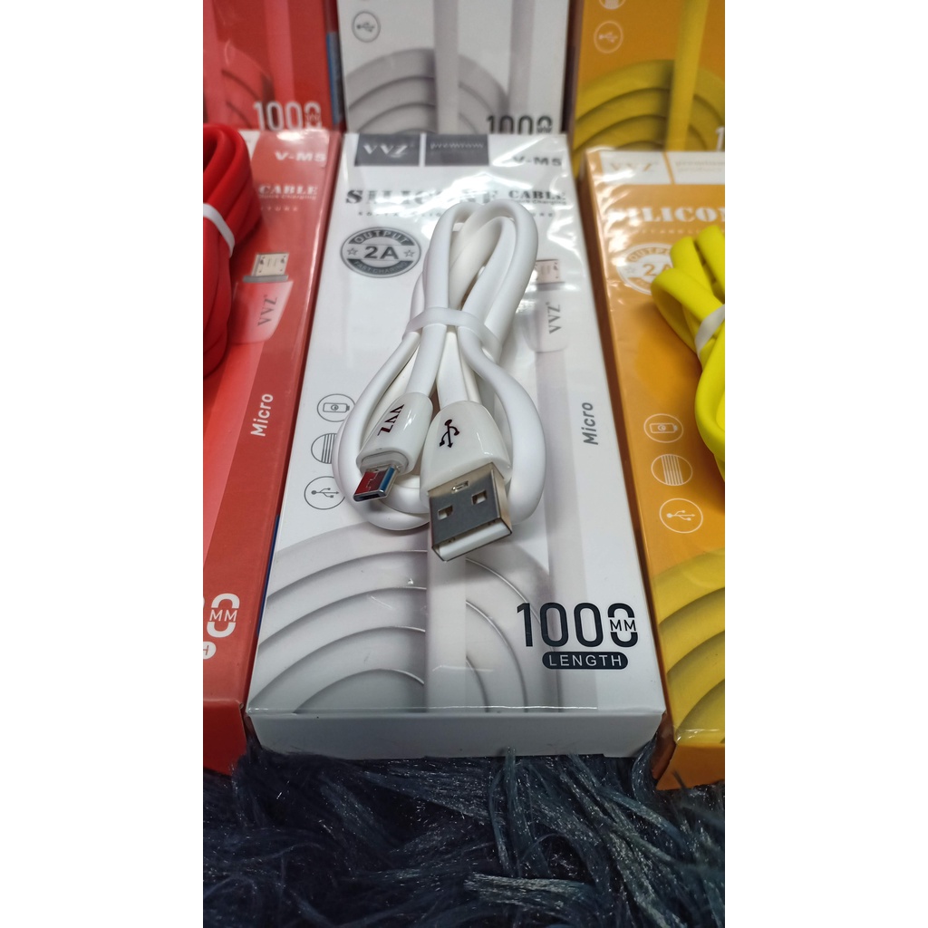 SIÊU RẺ  Cáp Micro USB 2A / 2.4A / 5A Chính Hãng VVZ 1M/ 1 mét - 2 mét