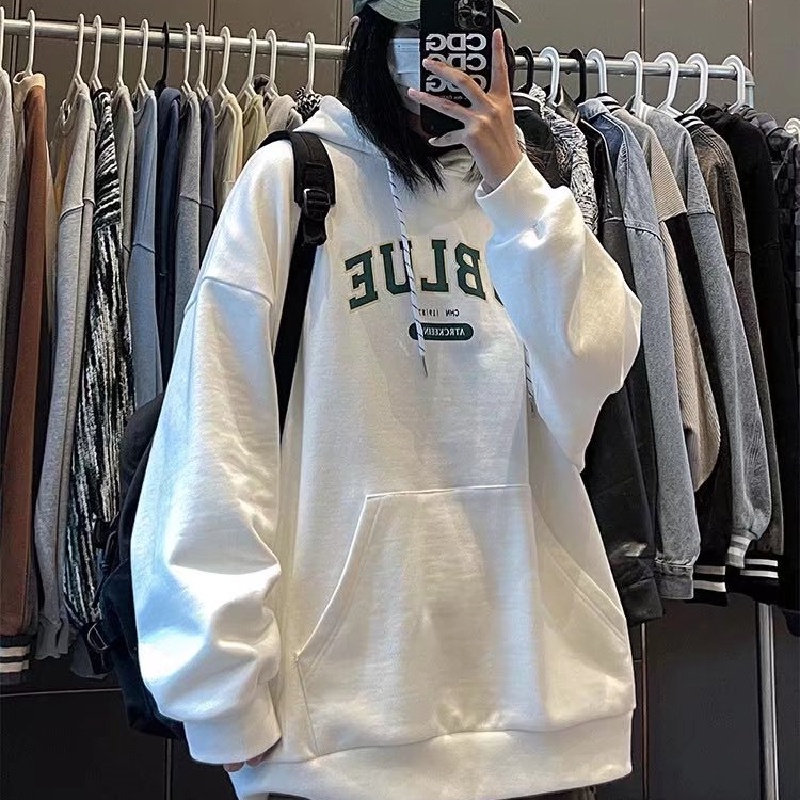 Áo hoodie Thể Thao Dáng Rộng In Chữ Thoải Mái Thời Trang Nhật Bản Dành Cho Nam Size M-5XL