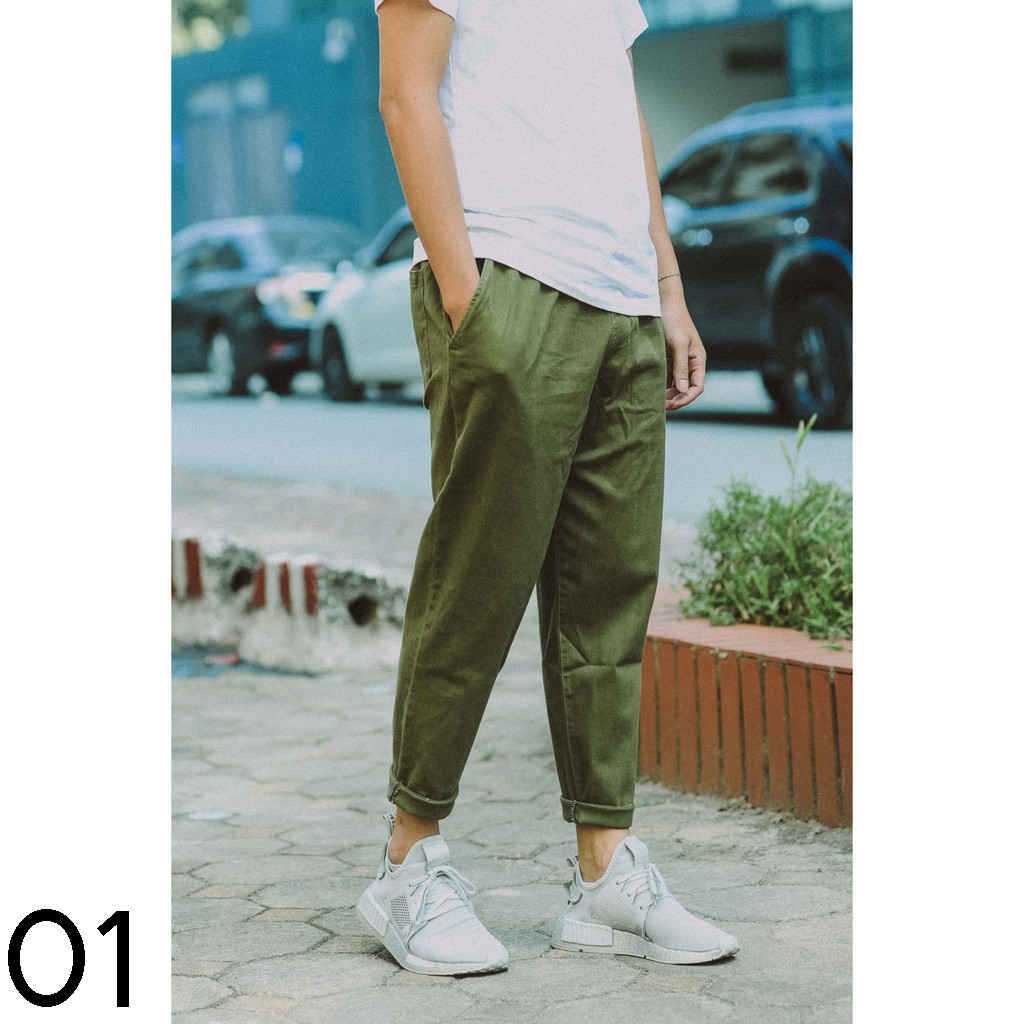 Quần Baggy Kaki Co Giãn Form Rộng (50kg - 95kg)