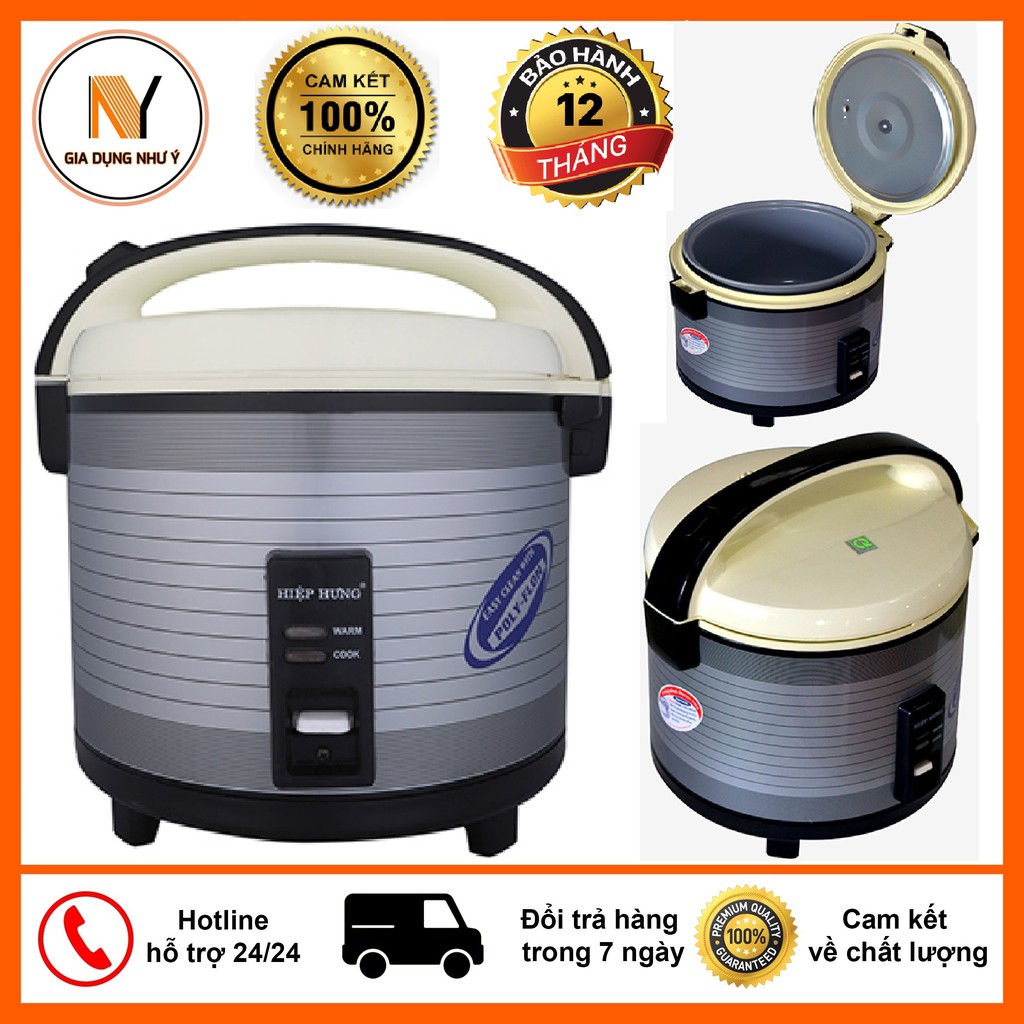 [Mã ELHADEV giảm 4% đơn 300K] Nồi Cơm Điện Hiệp Hưng HH457 Dung Tích 1.8 Lít Siêu Bền, Bảo Hành 12 Tháng