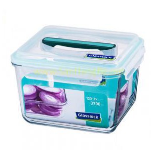 Hộp thủy tinh đựng thức ăn 3700ml GLASSLOCK MHRB370