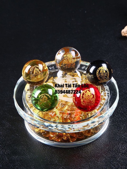 Đĩa bi ngũ hành Ngũ lộ Thần Tài trận mật tông Tây Tạng