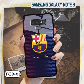 Ốp đội bóng Samsung Galaxy Note 9 - Lưng kính cường lực