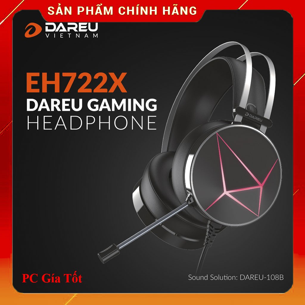 [SIÊU HOT] Tai nghe cao cấp DAREU EH722S EH722X Pink / Black 7.1