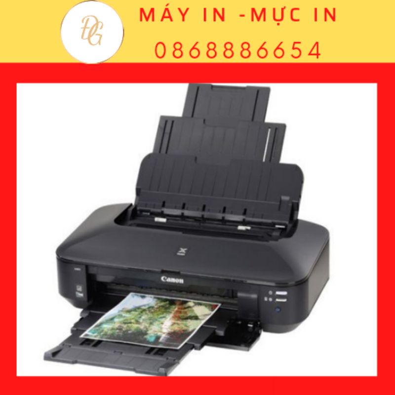 Máy in màu canon pixma ix6860 khổ a3, a4 in qua mạng lan, wifi, in trực tiếp từ điện thoại.