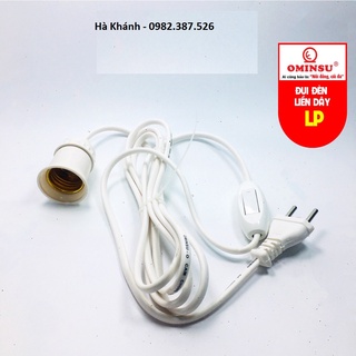 Dây đui đèn liền công tắc, Đui Đèn liền dây dài 2,5m; 4,5 mét Ominsu. Hakhanhelec