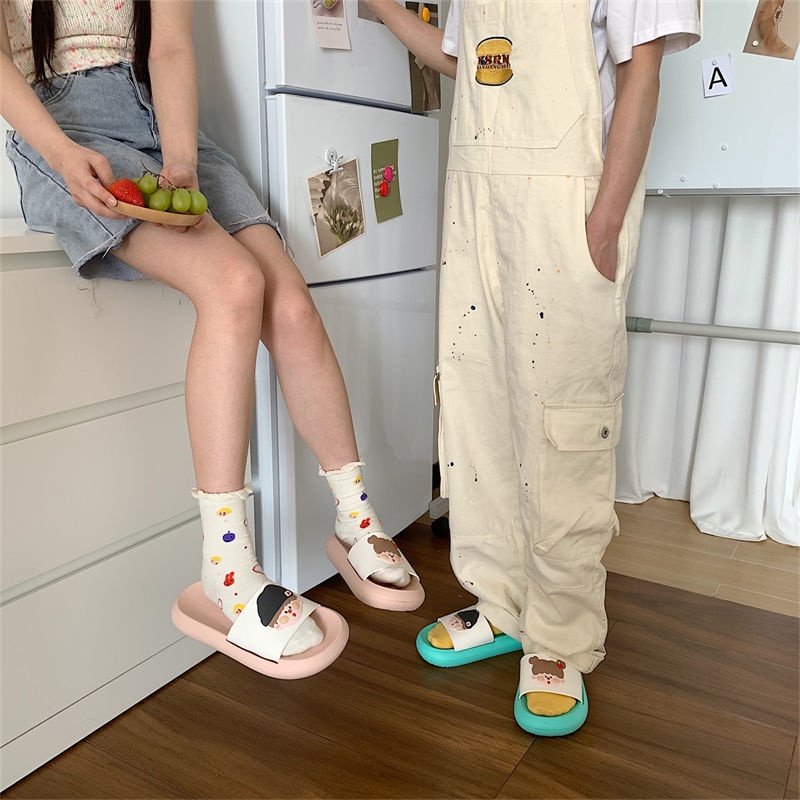Dép Đi Trong Nhà Họa Tiết Hoạt Hình Dễ Thương Cho Nữ