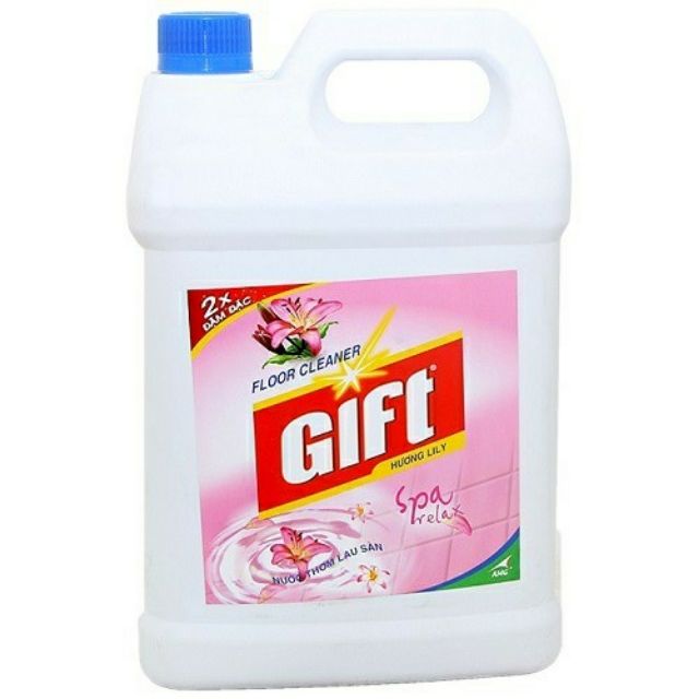 Nước Lau Sàn Gift 4kg Hương Lily - Can 4kg