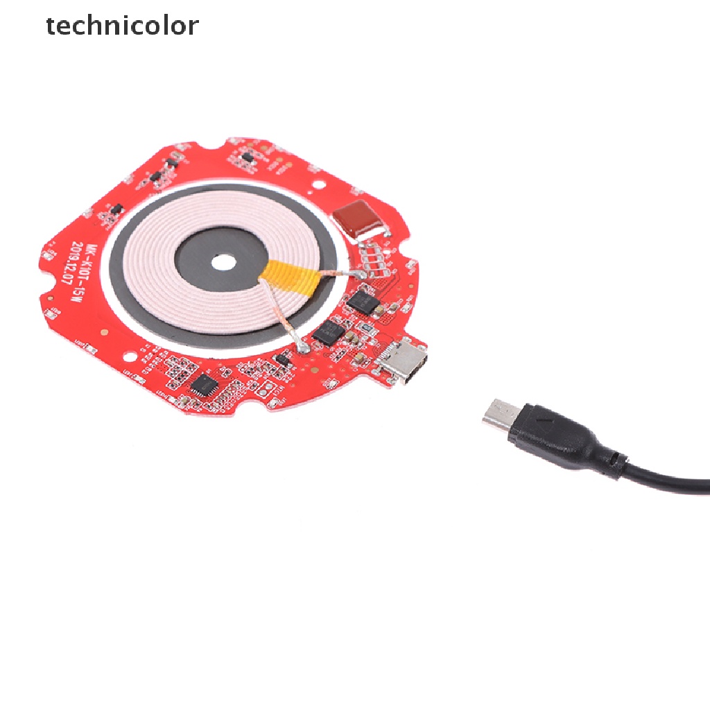 technicolor Qi Fast Wireless Charger PCBA Circuit Board Transmitter Module+Coil Charging 15W TYG