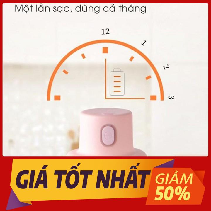 🥦Siêu Sale 🥦Máy xay tỏi ớt mini cầm tay đa năng sạc pin cao cấp xay tỏi ớt, hành, rau củ quả dung tích 250ml