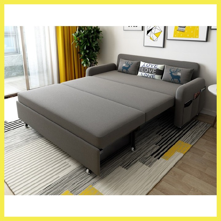 Giường Sofa Thông Minh Gấp Gọn Tích Hợp 2 Tính Năng Vừa Làm Gường Vừa Làm Ghế,Ghế sofa giường cao cấp KT 1m6x1m9