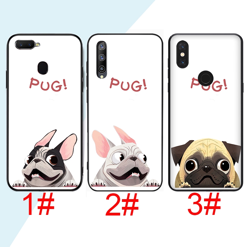 S145 POP Funny Bulldog Vivo V5 Lite V7 Plus V9 V11 V15 V19 V20 X50 Pro Y66 Y67 Y75 Y79 Y85 Y89 Y20i Y20S Soft Phone Case