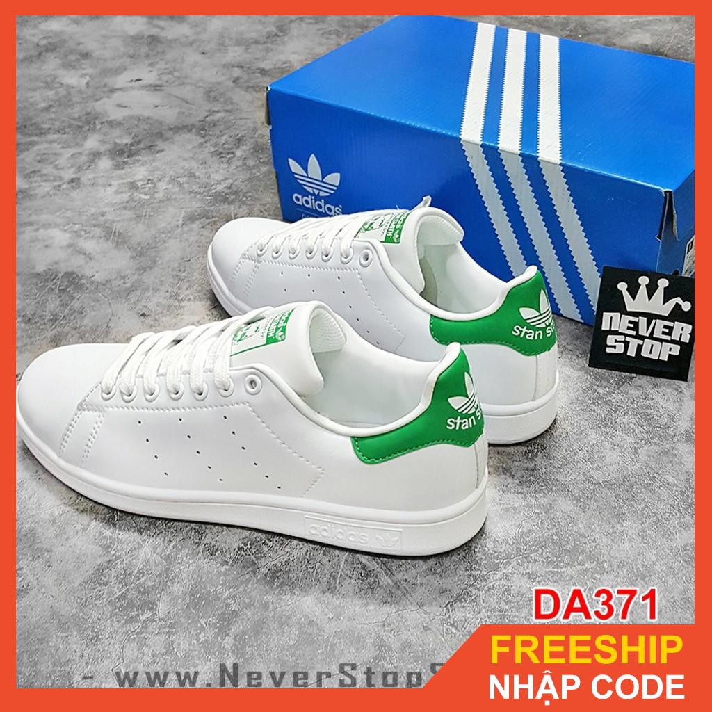 Giày thể thao ADIDAS STAN SMITH TRẮNG XANH nam nữ, hàng chuẩn đẹp giá tốt