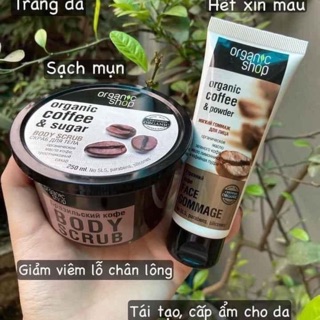 Tẩy da chết cafe