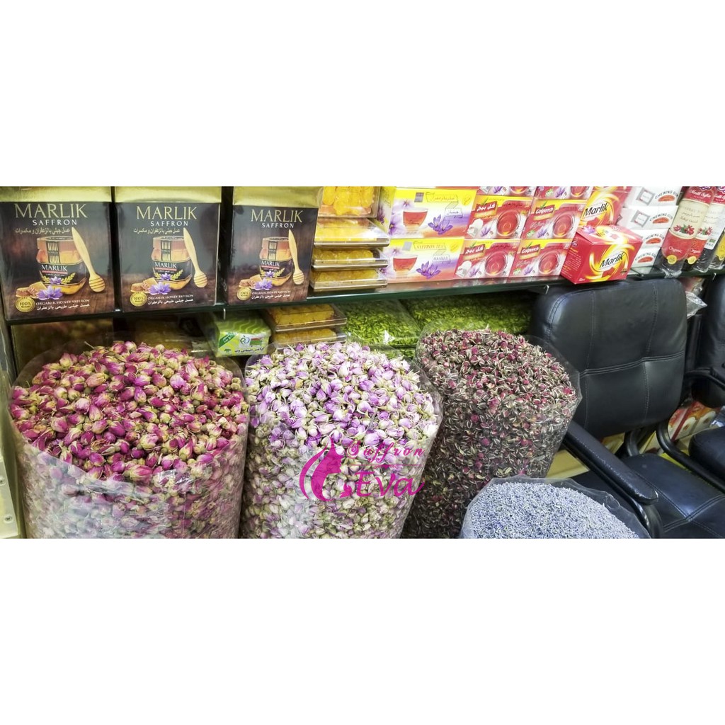 100gr Nụ Hồng Khô Iran Loại 1 chính hãng / Trà hoa hồng Damask Iran