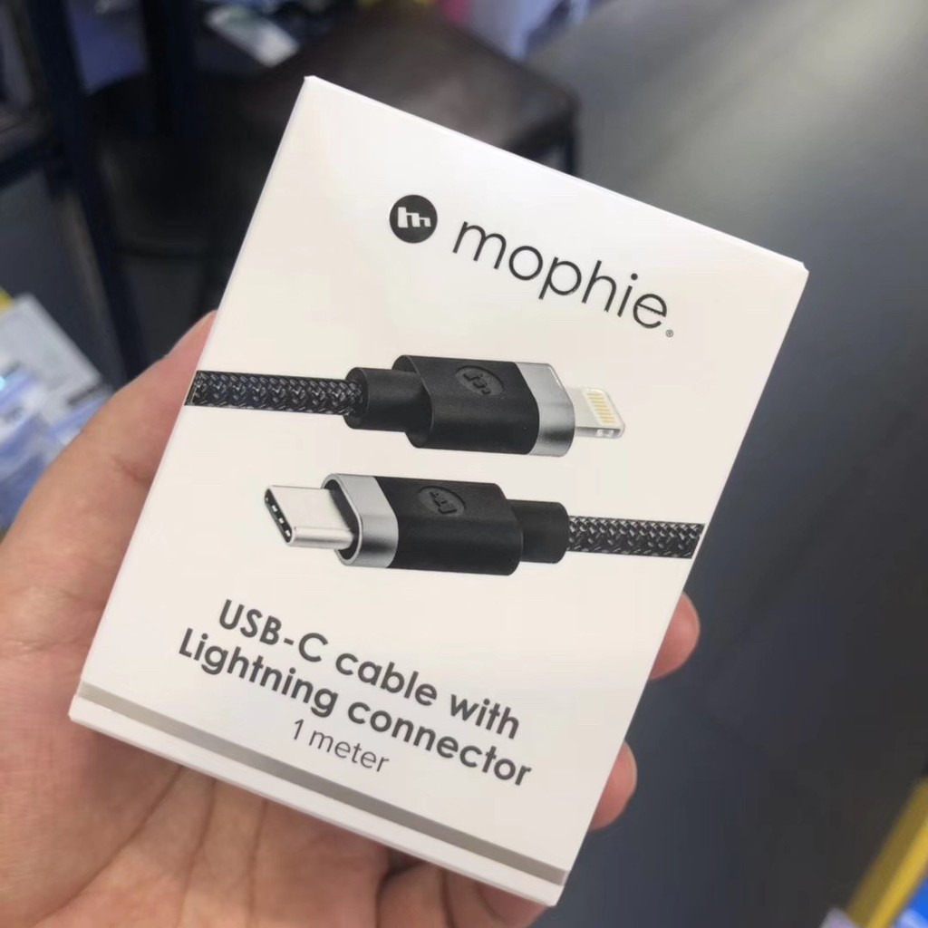 Cáp sạc Chính Hãng USB-C to Lightning Mophie 1m