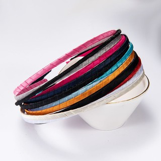 Cài tóc 5mm bọc satin, bờm tóc bọc vải satin