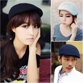 Mũ beret phối lưới thời trang hè