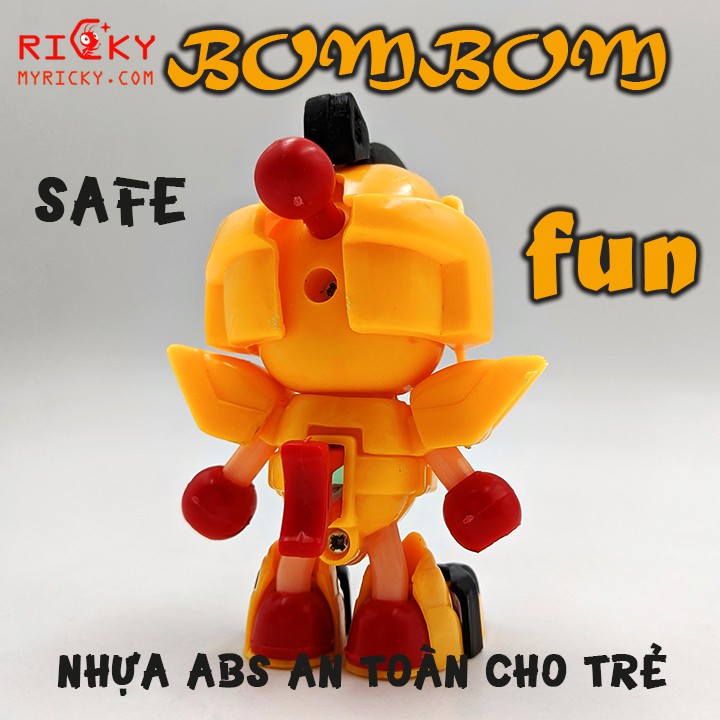 2 IN 1 ROBOT bắn bi thiện xạ BOMBOM