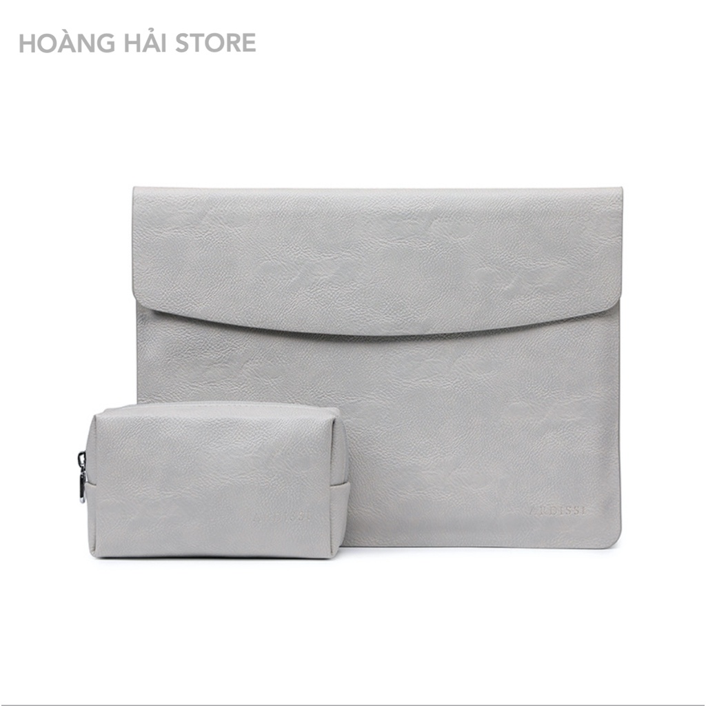 Bao da chống sốc cao cấp cho macbook, laptop, surface kèm ví đựng phụ kiện