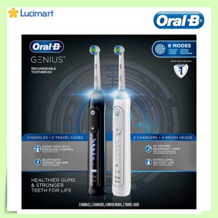 CỦ XẢ CỦA XẢ Bàn chải điện Oral B Pro 1000 Pro 3000 Pro 5000 Pro 6000 Genius [Hàng Đức] CỦ XẢ CỦA XẢ