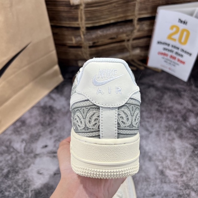 Giày Air force 1 dây thừng S.C , Giày thể thao AF1 thổ cẩm phối đồ nam nữ siêu hot trend mẫu mới bản đẹp 2022