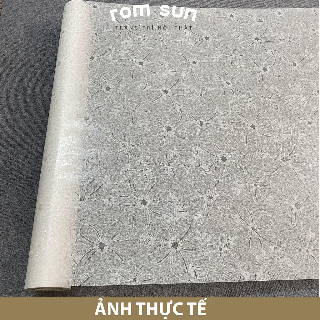 Giấy dán kính mờ,Decal dán kính 3D mờ phòng ngủ ,Đề can trang trí dán kính họa tiết hoa trắng 3D