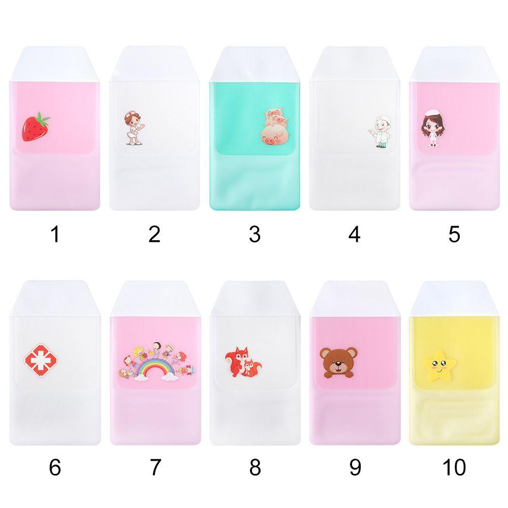 PISTA Set 3 Túi Đựng Bút Bằng PVC Tiện Dụng Cho Bệnh Viện / Văn Phòng