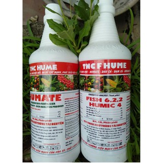 Bộ phân bón hume, phân cá 622 chai 1 lit