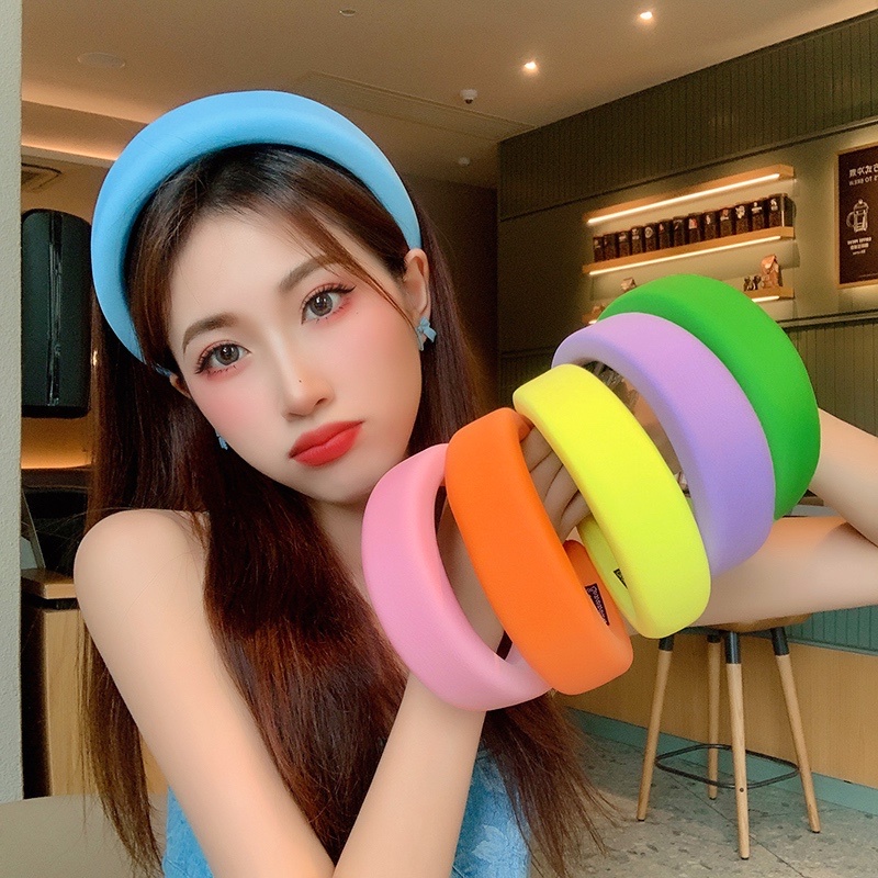 Băng Đô Cài Tóc Dày Dặn Mẫu Mới Thời Trang Mùa Xuân Cho Bé Gái