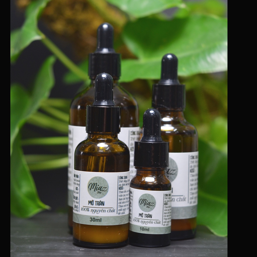 10ml - 30ml - Mỡ trăn chai mini dùng thử - mỡ trăn nguyên chất MIAZ_Shop