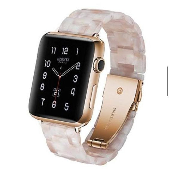 Dây đeo Apple Watch nhựa giả gốm size 38/40 42/44 mm