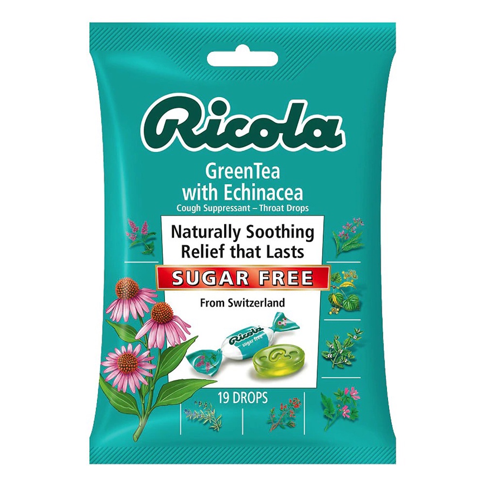 Kẹo ngậm giảm ho, đau họng Ricola nhiều mùi