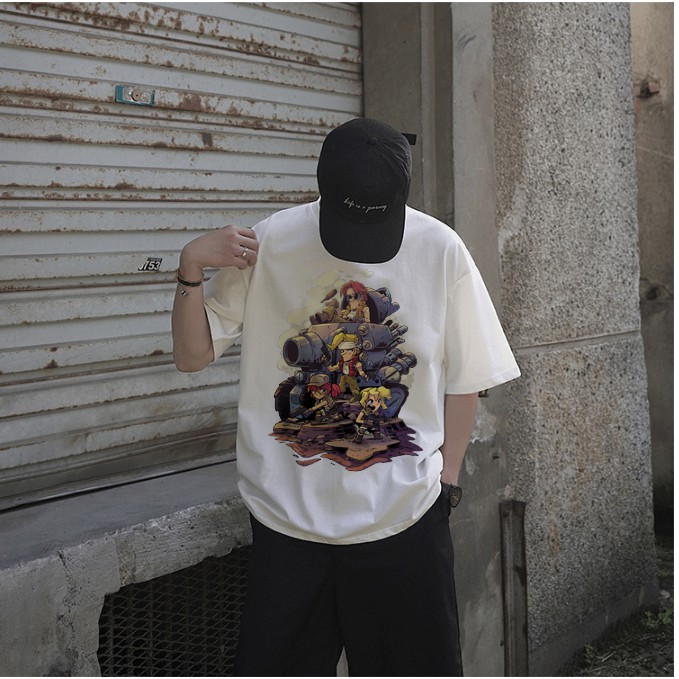 Áo phông rộng tay lỡ nam nữ unisex RAMBO dáng oversize streetwear, áo thun trắng basic dáng xuông tay lửng