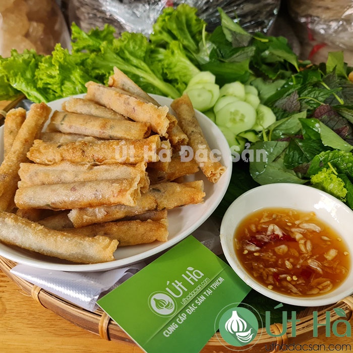 Ram Bắp Quảng Ngãi Cuốn Sẵn Hộp 500gr Ram Nhà Làm Giòn Ngon Chuẩn Vị Quê - Út Hà Đặc Sản
