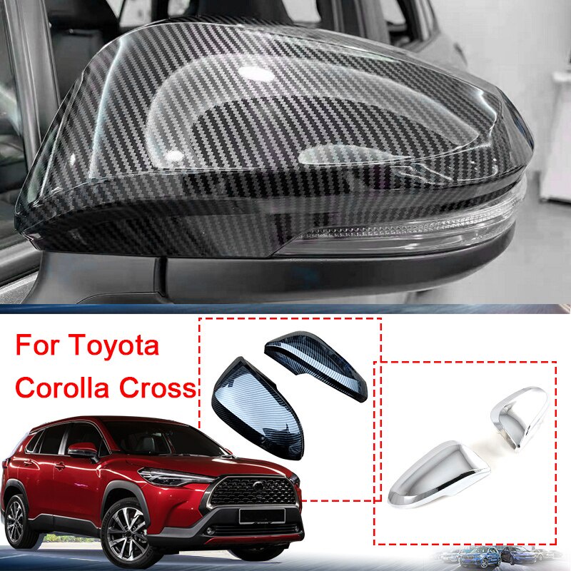 Ốp Gương Chiếu Hậu Bằng ABS Chuyên Dụng Cho Xe Hơi Toyota Corolla Cross (XG10) 2020 2021