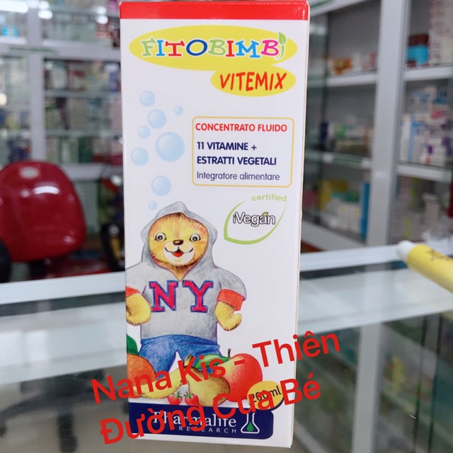 Fitobimbi Vitemix -Cung Cấp Vitamin Và Calci cho trẻ-Hỗ trợ trẻ tăng trưởng và phát triển khỏe mạnh
