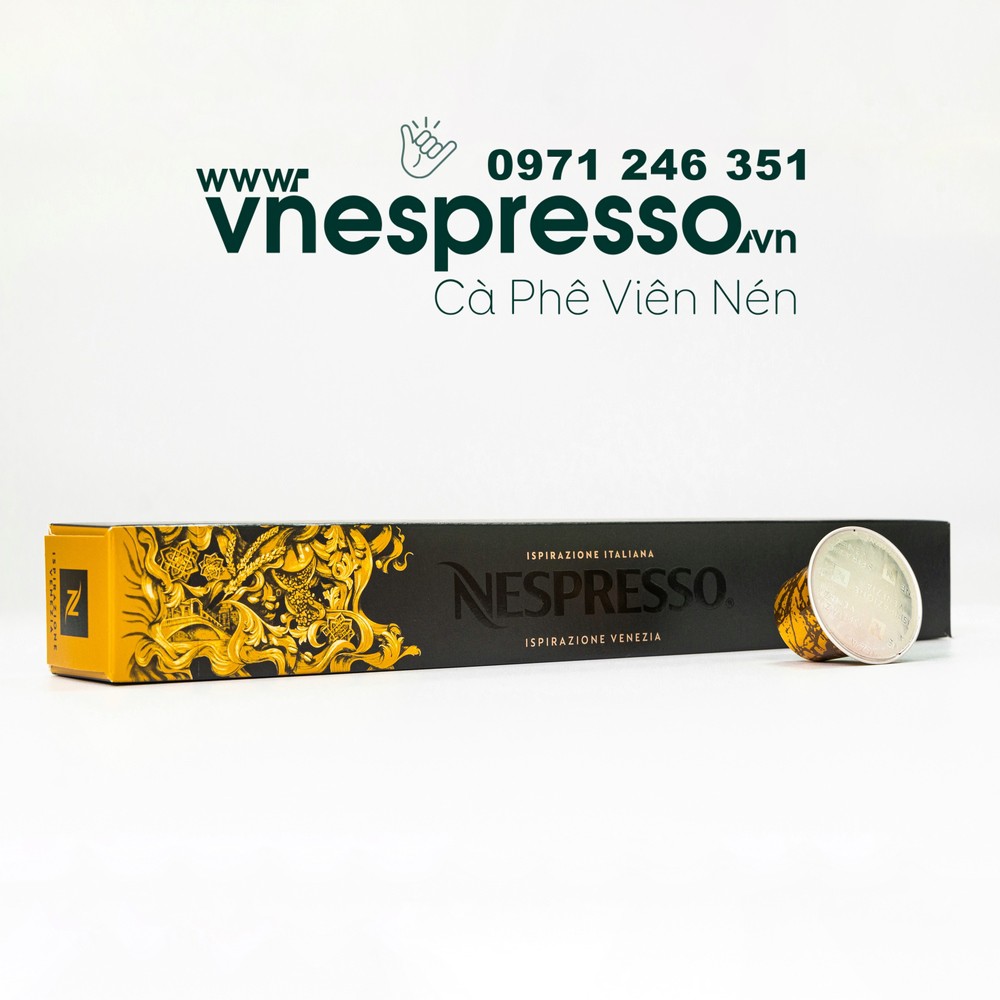 Viên nén cà phê Nespresso - Dòng "ĐẬM ĐÀ" INTENSO- Ispirazione Italiana - hộp 10 viên