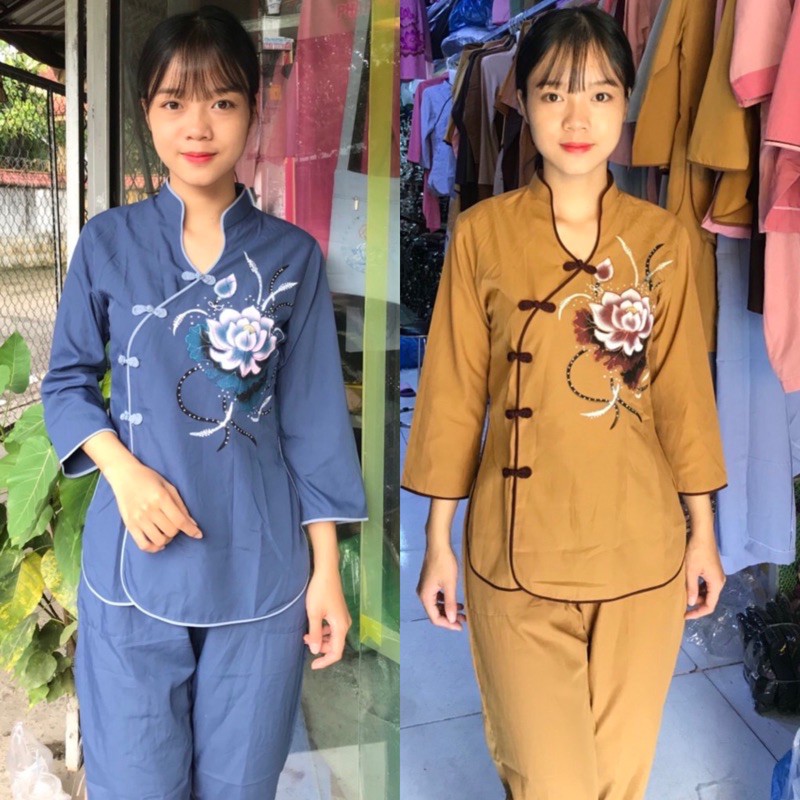 Áo Lam Đi Chùa # Tàu Xéo Vẽ GIÁ RẺ BẤT NGỜ