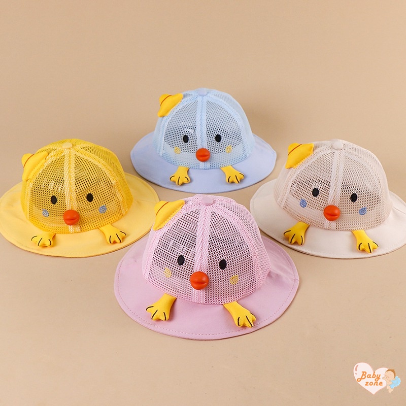 Mũ Vành Tròn Chống Nắng Thoáng Khí Cho Bé