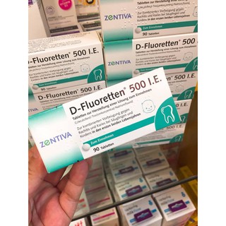 Vitamin d fluoretten 500 i.e